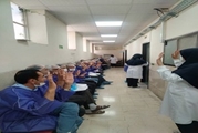 هفته بهداشت دست در مرکز آموزشی درمانی چشم پزشکی پوستچی