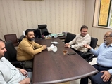 نشست ماهیانه  مدیر مرکز آموزشی درمانی پوستچی با رییس اوقاف ناحیه ۵